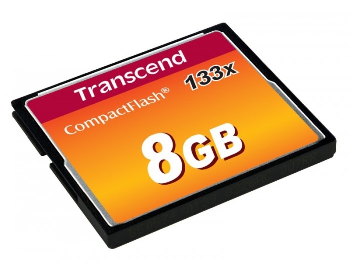 Памет Transcend 8GB CF Card (133X) Памет Transcend 8GB CF Card (133X)