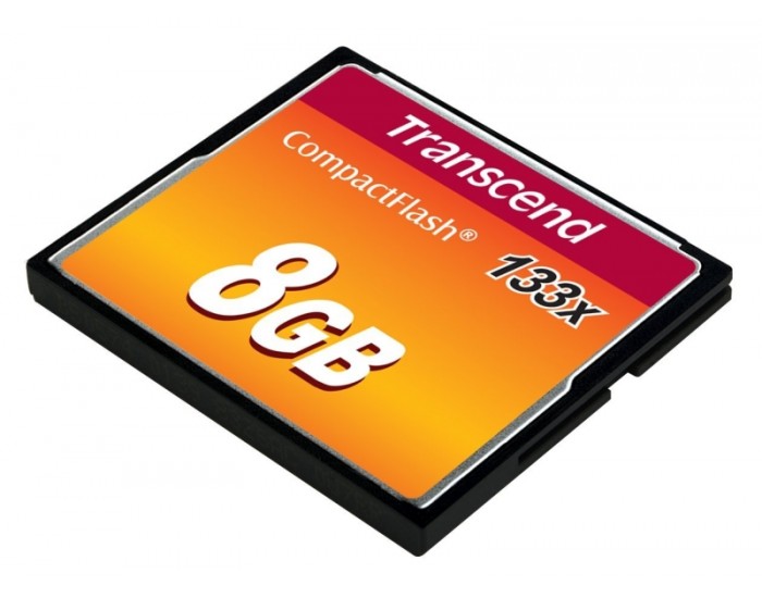 Памет Transcend 8GB CF Card (133X) Памет Transcend 8GB CF Card (133X)