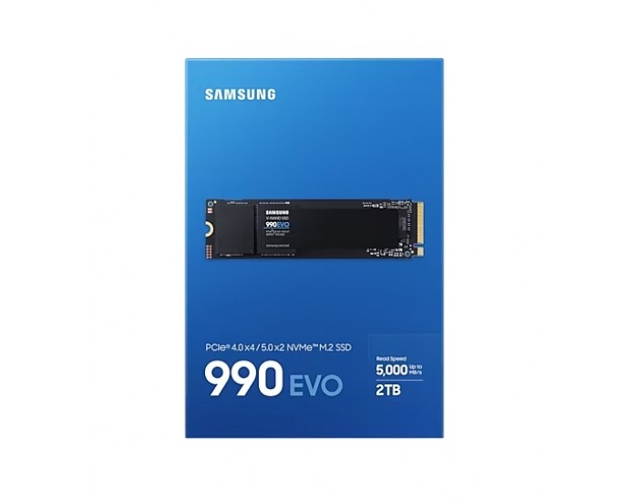 SAMSUNG 990 EVO SSD 2TB M.2 NVMe PCIe SAMSUNG 990 EVO SSD 2TB M.2 NVMe PCIe