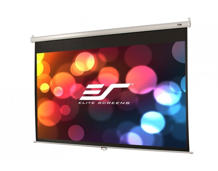 Екран Elite Screen M120XWH2 Manual, 120" (16:9), 265.7 x 149.4 cm, White Екран Elite Screen M120XWH2 Manual, 120" (16:9), 265.7 x 149.4 cm, White