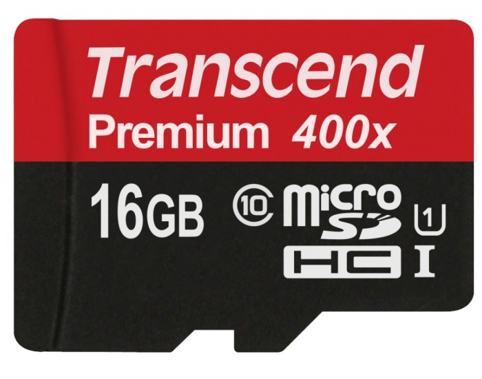 Памет Transcend 16GB micro SDHC UHS-I Premium (with adapter, Class 10) Памет Transcend 16GB micro SDHC UHS-I Premium (with adapter, Class 10)