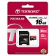 Памет Transcend 16GB micro SDHC UHS-I Premium (with adapter, Class 10) Памет Transcend 16GB micro SDHC UHS-I Premium (with adapter, Class 10)