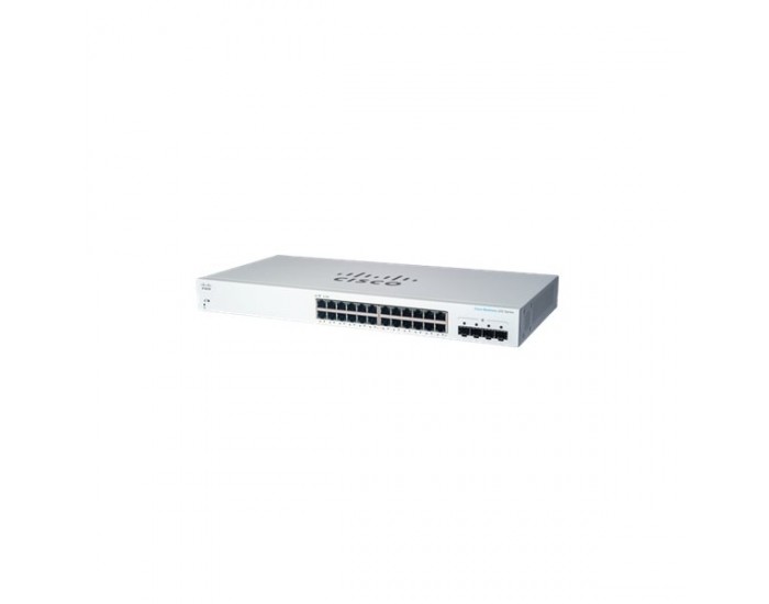 Комутатор Cisco CBS220 Smart 24-port GE, PoE, 4x1G SFP Комутатор Cisco CBS220 Smart 24-port GE, PoE, 4x1G SFP
