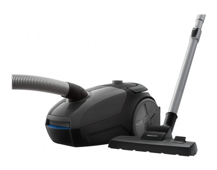 Philips PowerGo Vacuum cleaner with bag, anti-allergy filter retains 99.9 of the particles - ECARF certified, blue Philips PowerGo Vacuum cleaner with bag, anti-allergy filter retains 99.9 of the particles - ECARF certified, blue