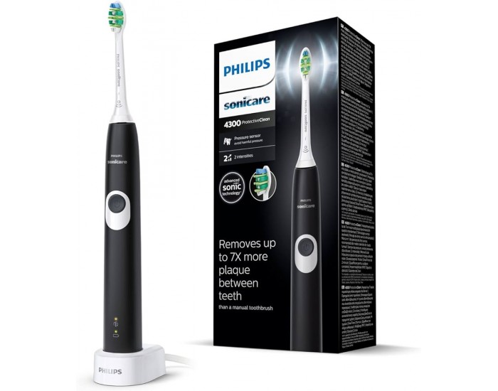 PHILIPS Electric toothbrush ProtectiveClean Pressure sensor black PHILIPS Electric toothbrush ProtectiveClean Pressure sensor black