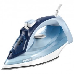 PHILIPS Steam iron Series 5000 45g/min 180g steam boost SteamGlide Plus 2400 W black/purple - Малки домакински уреди