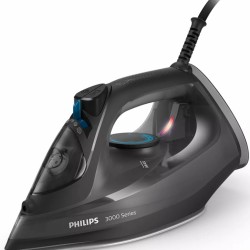PHILIPS Steam iron Series 3000 40g/min 180g steam boost SteamGlide Plus 2600 W Black - Малки домакински уреди