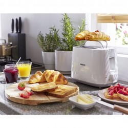 PHILIPS Daily Collection Toaster 8 settings Integrated bun warming rack Compact design - Малки домакински уреди