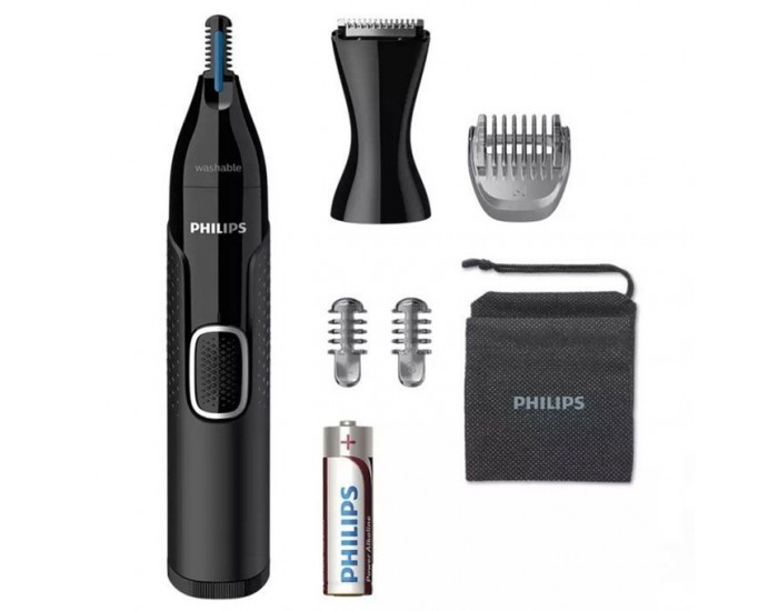 PHILIPS PH Nose trimmer series 5000 Nose ear eyebrow trimmer Waterproof Dual sided Protective Guard system precision attachment PHILIPS PH Nose trimmer series 5000 Nose ear eyebrow trimmer Waterproof Dual sided Protective Guard system precision attachment