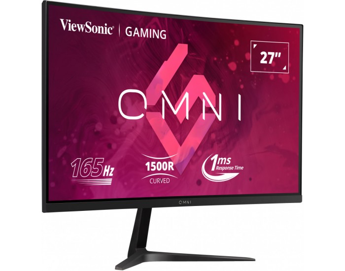 VIEWSONIC VX2718-PC-MHD Gaming Monitor 27inch FHD VA curve frameless 165Hz 1ms MPRT 2xHDMI DisplayPort speakers VIEWSONIC VX2718-PC-MHD Gaming Monitor 27inch FHD VA curve frameless 165Hz 1ms MPRT 2xHDMI DisplayPort speakers