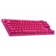 LOGITECH G PRO X TKL LIGHTSPEED Mechanical Gaming Keyboard - MAGENTA - US INT'l - TACTILE LOGITECH G PRO X TKL LIGHTSPEED Mechanical Gaming Keyboard - MAGENTA - US INT'l - TACTILE