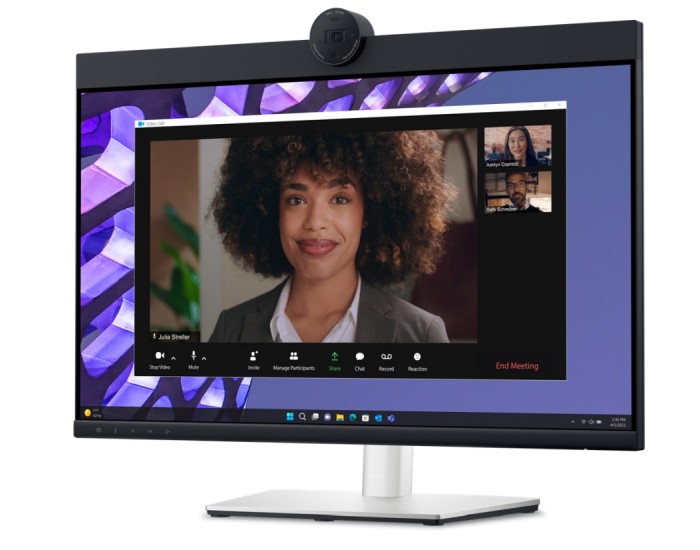 Монитор Dell P2424HEB, 23.8" Video Conferencing, FullHD (1920x1080) AG, IPS, 16:9, 5ms, 1000:1, 250 cd/m2, 99% sRGB, HDMI, DP, USB-C, USB 3.2 hub, RJ45, 1x 4MP RGB + IR 2K camera, 2x digital mic, 2x 5W speaker, Height Adj, Pivot, Swivel, Tilt, Black Монитор Dell P2424HEB, 23.8" Video Conferencing, FullHD (1920x1080) AG, IPS, 16:9, 5ms, 1000:1, 250 cd/m2, 99% sRGB, HDMI, DP, USB-C, USB 3.2 hub, RJ45, 1x 4MP RGB + IR 2K camera, 2x digital mic, 2x 5W speaker, Height Adj, Pivot, Swivel, Tilt, Black