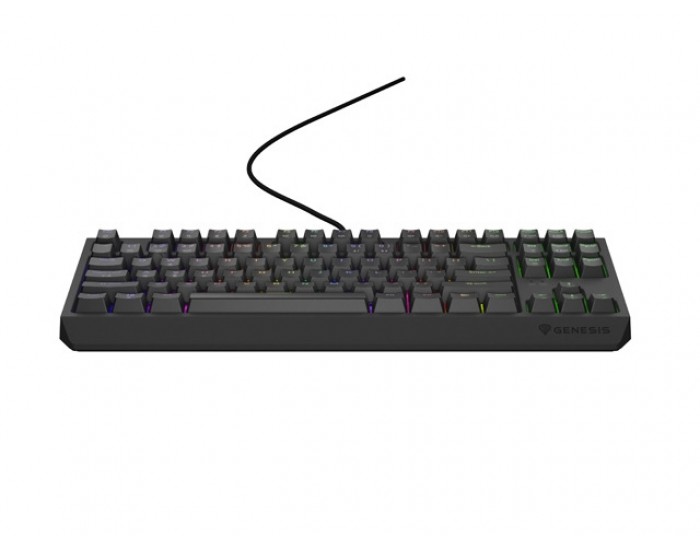 Клавиатура Genesis Gaming Keyboard Thor 230 TKL US RGB Mechanical Outemu Red Black Hot Swap Клавиатура Genesis Gaming Keyboard Thor 230 TKL US RGB Mechanical Outemu Red Black Hot Swap