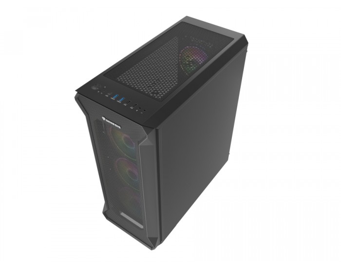 Кутия за компютър Genesis Gaming PC Case IRID 505 ARGB V2 Midi Tower Window Black Кутия за компютър Genesis Gaming PC Case IRID 505 ARGB V2 Midi Tower Window Black