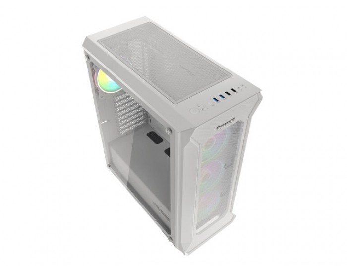Кутия за компютър Genesis Gaming PC Case IRID 505 ARGB V2 Midi Tower Window White Кутия за компютър Genesis Gaming PC Case IRID 505 ARGB V2 Midi Tower Window White