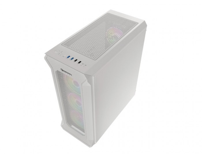 Кутия за компютър Genesis Gaming PC Case IRID 505 ARGB V2 Midi Tower Window White Кутия за компютър Genesis Gaming PC Case IRID 505 ARGB V2 Midi Tower Window White
