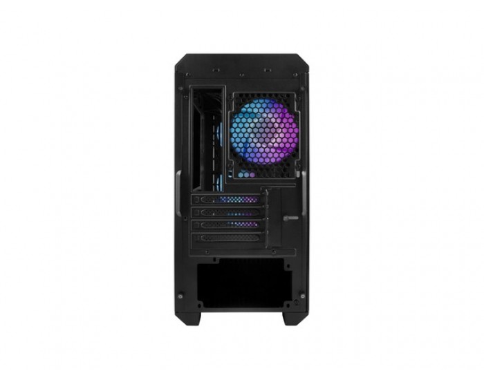 Кутия за компютър Genesis PC Case Irid 503 ARGB V2 MATX Mini Tower Window, Black Кутия за компютър Genesis PC Case Irid 503 ARGB V2 MATX Mini Tower Window, Black