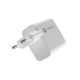 Адаптер Natec USB Charger Ribera Gan 1X USB-A + 1X USB-C 45W, White Адаптер Natec USB Charger Ribera Gan 1X USB-A + 1X USB-C 45W, White