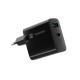 Адаптер Natec USB Charger Ribera Gan 1X USB-A + 1X USB-C 45W, Black Адаптер Natec USB Charger Ribera Gan 1X USB-A + 1X USB-C 45W, Black