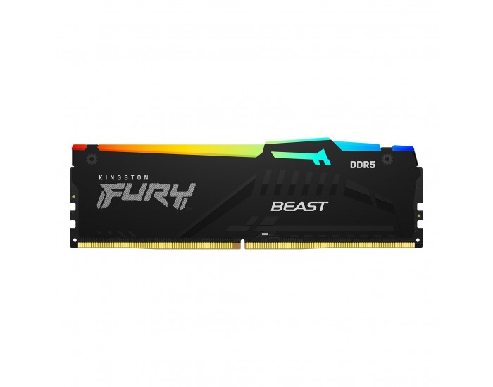 Kingston 32GB 6000MT/s DDR5 CL30 DIMM (Kit of 2) FURY Beast RGB XMP, EAN: 740617343182 Kingston 32GB 6000MT/s DDR5 CL30 DIMM (Kit of 2) FURY Beast RGB XMP, EAN: 740617343182
