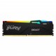 Kingston 32GB 6000MT/s DDR5 CL30 DIMM (Kit of 2) FURY Beast RGB XMP, EAN: 740617343182 Kingston 32GB 6000MT/s DDR5 CL30 DIMM (Kit of 2) FURY Beast RGB XMP, EAN: 740617343182