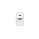 Адаптер Natec USB Charger Ribera 1X USB-A + 1X USB-C 20W, White Адаптер Natec USB Charger Ribera 1X USB-A + 1X USB-C 20W, White