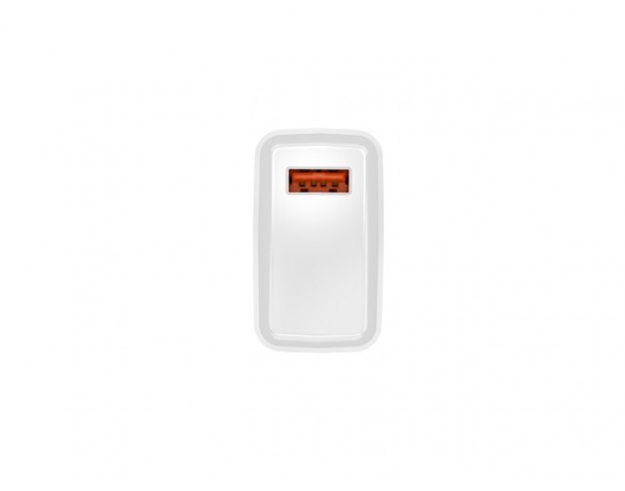 Адаптер Natec USB Charger Ribera 1X USB-A 18W, White Адаптер Natec USB Charger Ribera 1X USB-A 18W, White
