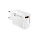 Адаптер Natec USB Charger Ribera 1X USB-A 18W, White Адаптер Natec USB Charger Ribera 1X USB-A 18W, White