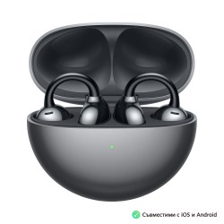 Слушалки Huawei FreeClip Dove-T00 Black, Bluetooth 5.3, 20Hz - 20 KHz, 55mAh - Слушалки, Микрофони и Уеб Камери