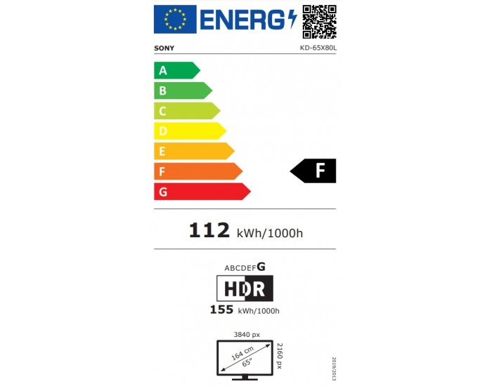 Телевизор Sony KD-65X80L 65" 4K HDR TV BRAVIA , Direct LED , 4K HDR Processor X1 ,Triluminos PRO ,Dynamic Contrast Enhancer,Motionflow 200 Hz,X-Balanced Speaker, Dolby Atmos,DVB-C / DVB-T/T2 / DVB-S/S2, USB, Android TV, Google TV