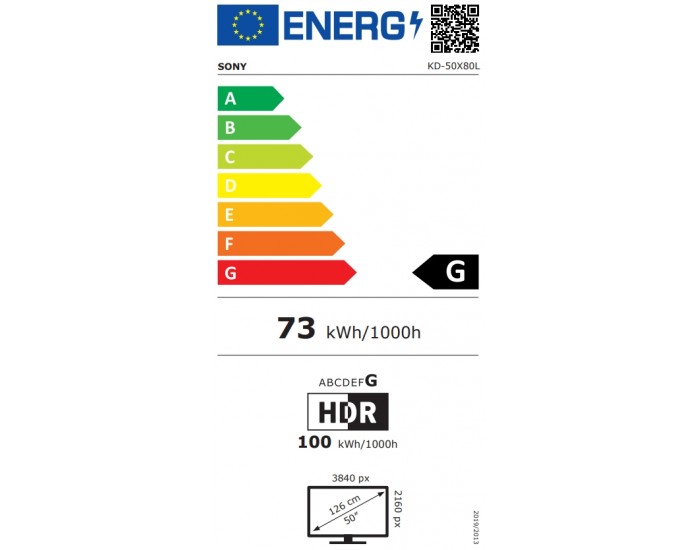 Телевизор Sony KD-50X80L 50" 4K HDR TV BRAVIA , Direct LED , Processor X1,Triluminos PRO, Live Color ,Dynamic Contrast Enhancer,Motionflow XR 200/240 Hz,X-Balanced Speaker, Dolby Atmos,DVB-C / DVB-T/T2 / DVB-S/S2, USB, Android TV, Google TV