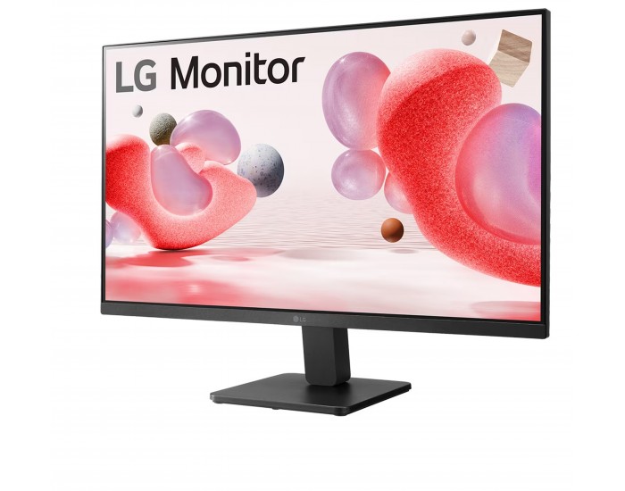 Монитор LG 27MR400-B, 27" IPS, 5ms (GtG at Faster), 100Hz, 1300:1, Dynamic Action Sync, 250 cd/m2, Full HD 1920x1080, sRGB 99%, AMD FreeSync, Flicker Safe, Reader Mode, D-Sub, HDMI, Headphone Out, Tilt, Black