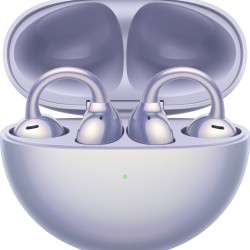 Слушалки Huawei FreeClip Dove-T00 Purple, Bluetooth 5.3, 20Hz - 20 KHz, 55mAh - Слушалки, Микрофони и Уеб Камери