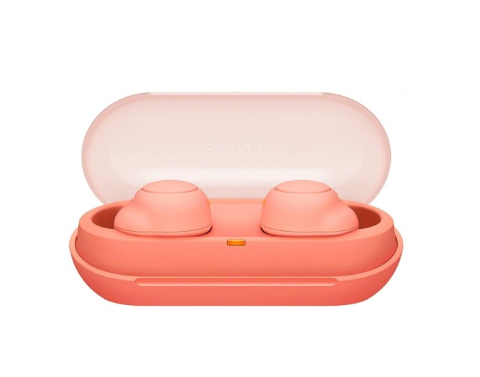 Слушалки Sony Headset WF-C500, orange