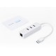Мрежови адаптер TP-Link UE330 USB 3.0 3-Port Hub & Gigabit Ethernet
