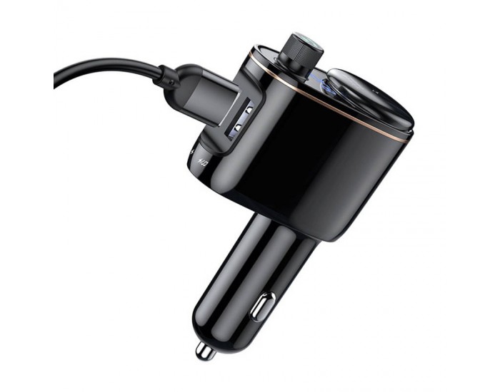 Безжичен MP3 плеър за кола Baseus S-06Black OS CCHC000001 - черен