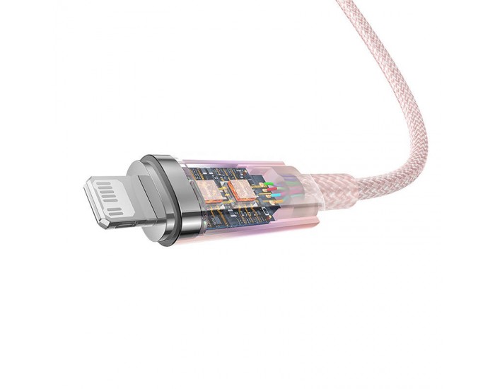 Кабел Baseus Explorer Series USB-C - Lightning 20W 1 м CATS010204 - розов
