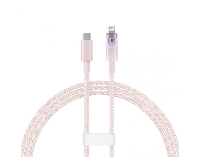 Кабел Baseus Explorer Series USB-C - Lightning 20W 1 м CATS010204 - розов