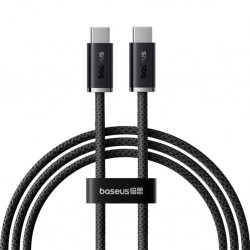 Кабел Baseus Dynamic 3 Series Type-C към Type-C 100W 1м P10367000111-00 - черен - Разклонители, Зарядни и Кабели