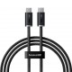 Кабел Baseus Dynamic 3 Series Type-C към Type-C 100W 1м P10367000111-00 - черен