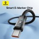 Кабел Baseus Dynamic 3 Series Type-C към Type-C 100W 1м P10367000111-00 - черен