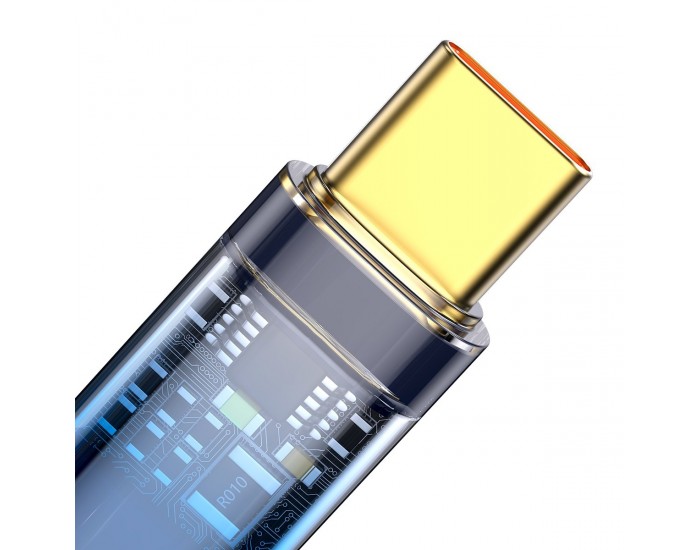 Кабел Baseus CATS000203 USB към USB Type C 100W 1м - син