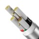 Кабел Baseus CATS000201 USB към USB Type C 100W 1м - черен
