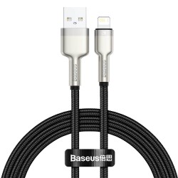 Кабел Baseus Cafule Metal Series USB-A към Lightning, 2м CALJK-B01 - Офис
