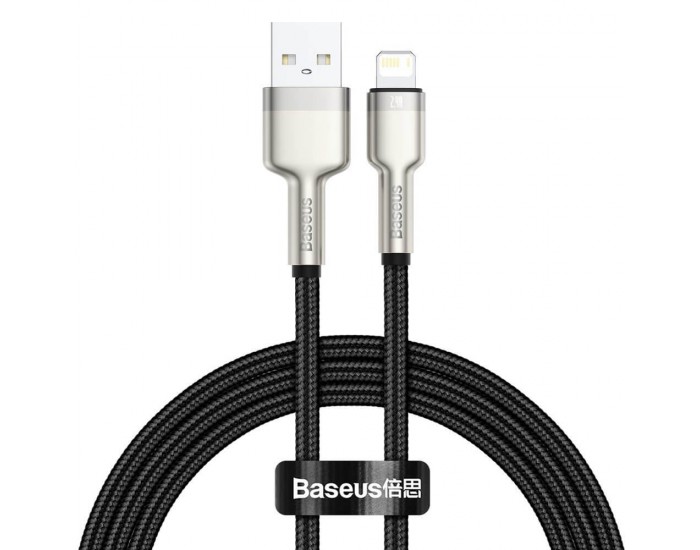 Кабел Baseus Cafule Metal Series USB-A към Lightning, 2м CALJK-B01