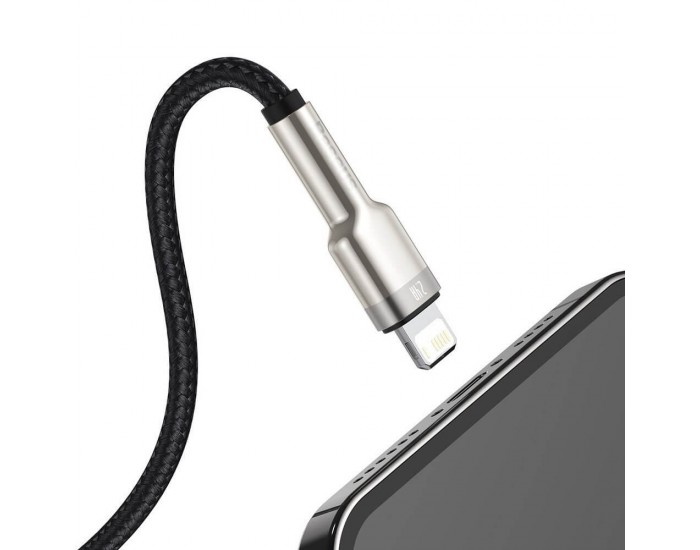 Кабел Baseus Cafule Metal Series USB-A към Lightning, 2м CALJK-B01