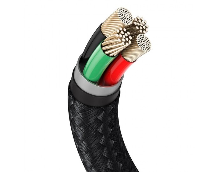 Кабел Baseus Cafule Metal Series USB-A към Lightning, 2м CALJK-B01