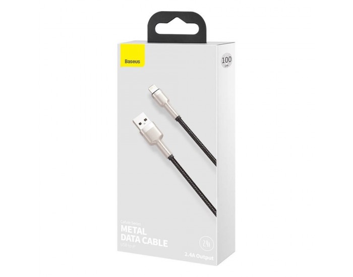 Кабел Baseus Cafule Metal Series USB-A към Lightning, 2м CALJK-B01