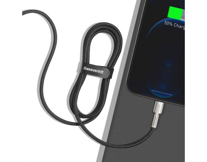 Кабел Baseus Cafule Metal Series USB-A към Lightning, 2м CALJK-B01