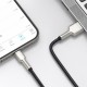 Кабел Baseus Cafule Metal Series USB-A към Lightning, 2м CALJK-B01